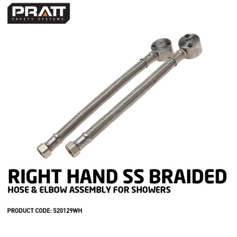 PRATT HOSE BRAIDED CONNECTION RIGHT HAND